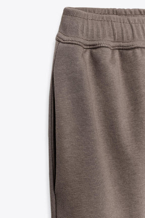 Plush Wide-Leg Trousers