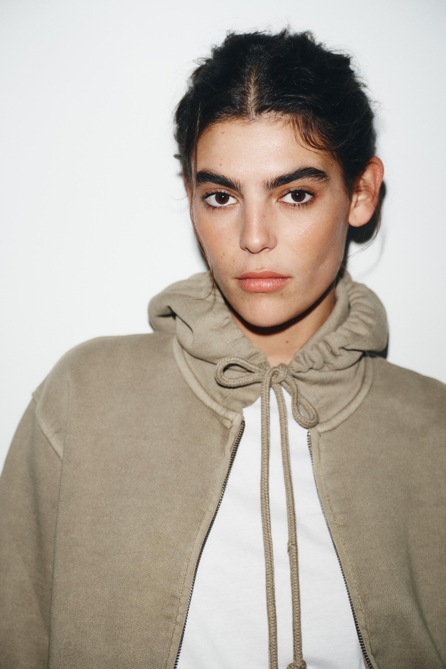 Faded-Effect Hoodie