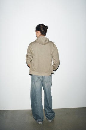 Faded-Effect Hoodie
