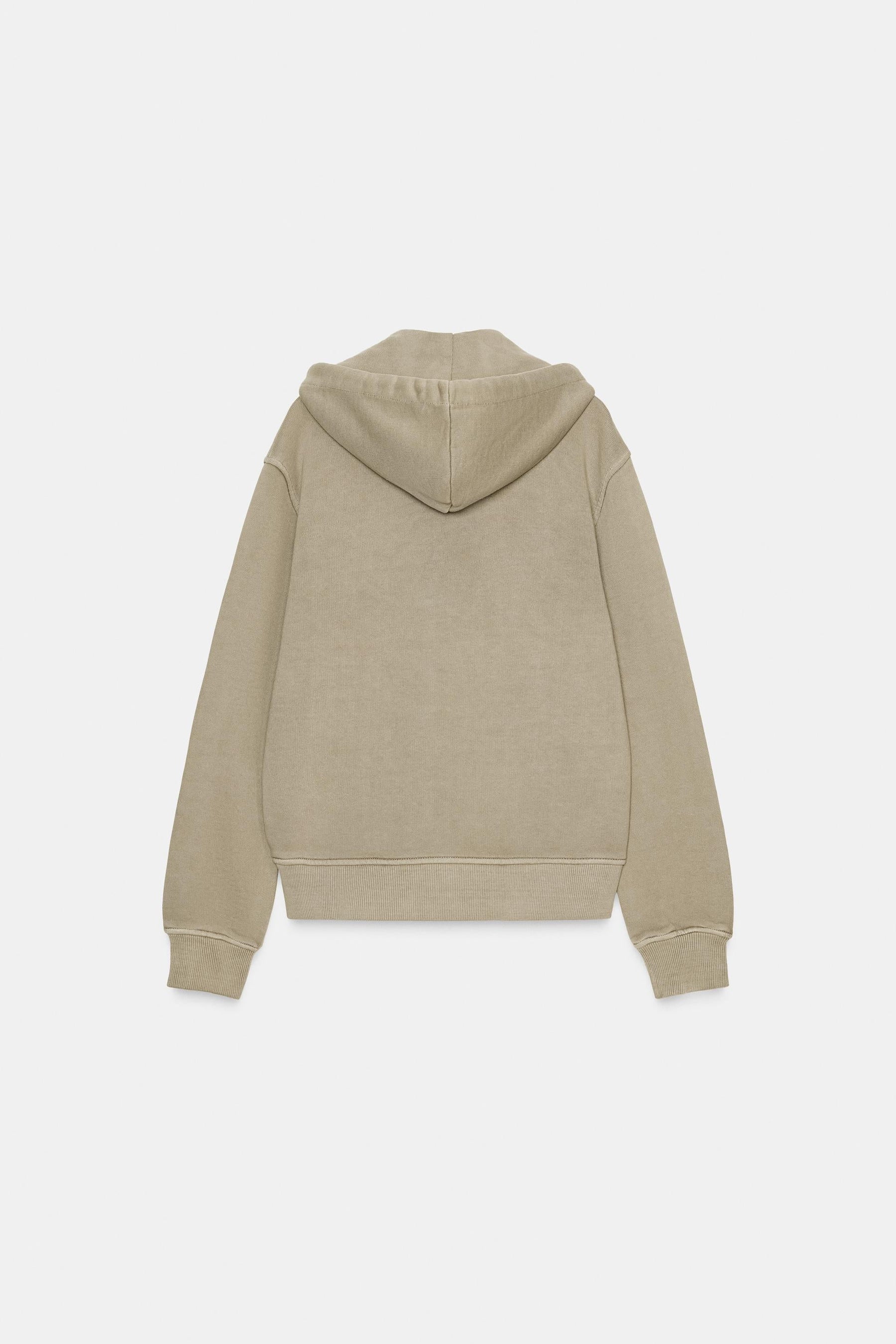 Faded-Effect Hoodie