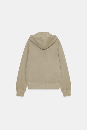Faded-Effect Hoodie