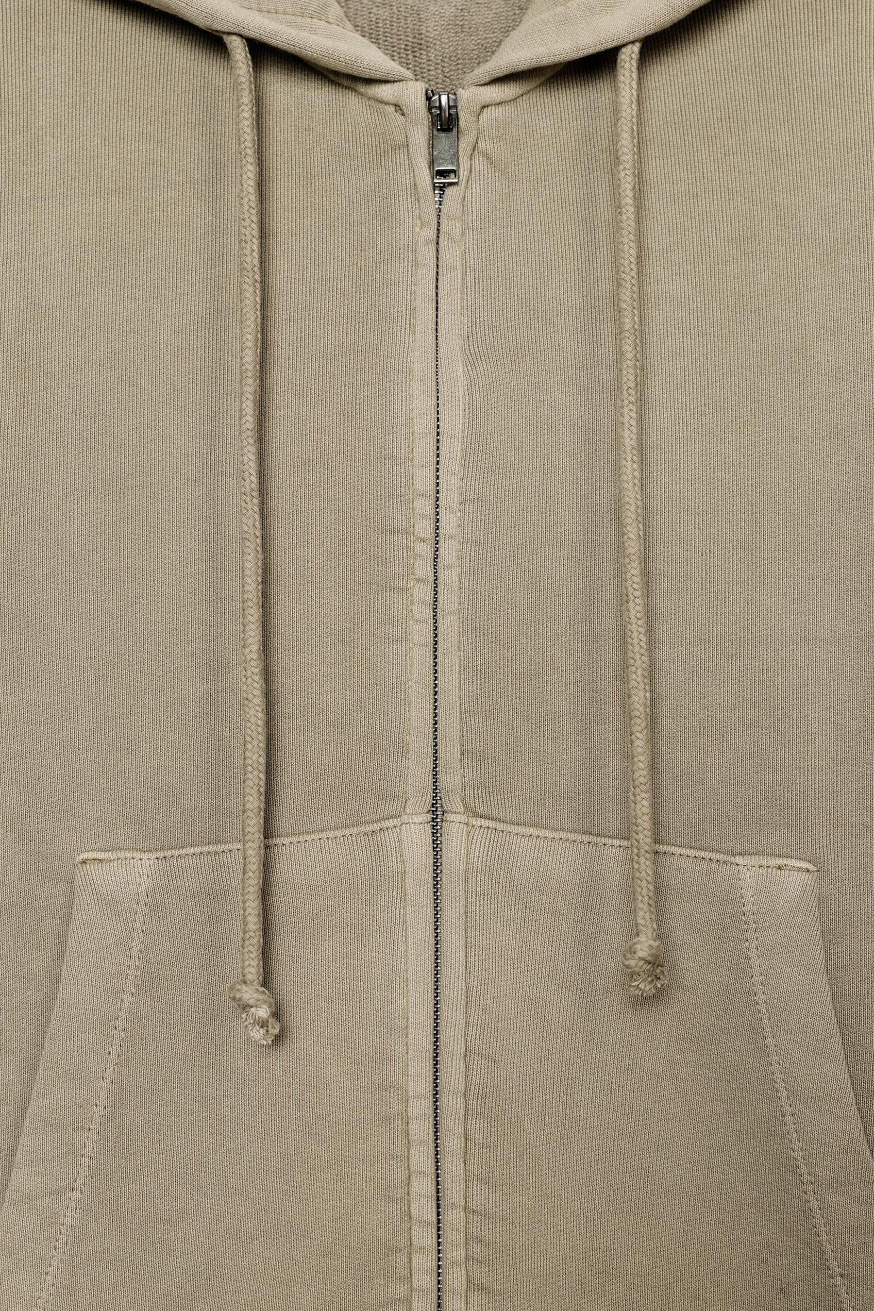 Faded-Effect Hoodie