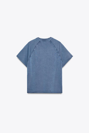 PLÜSCHGEWASCHENES SWEATSHIRT