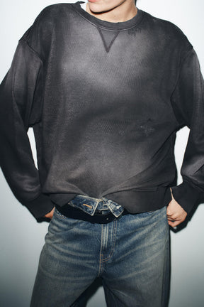 Ripped Faded Sweatshirt