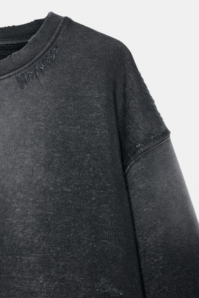 Ripped Faded Sweatshirt