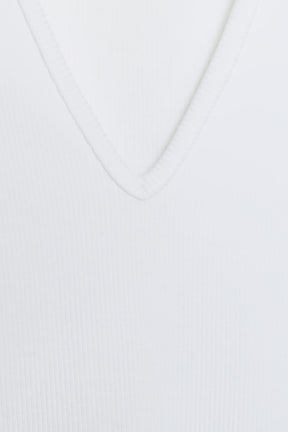 Ribbed Long-Sleeve Top