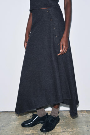 Rib Long Skirt