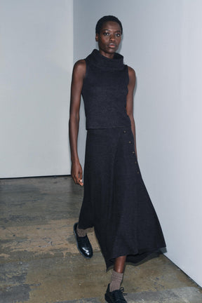 Rib Long Skirt