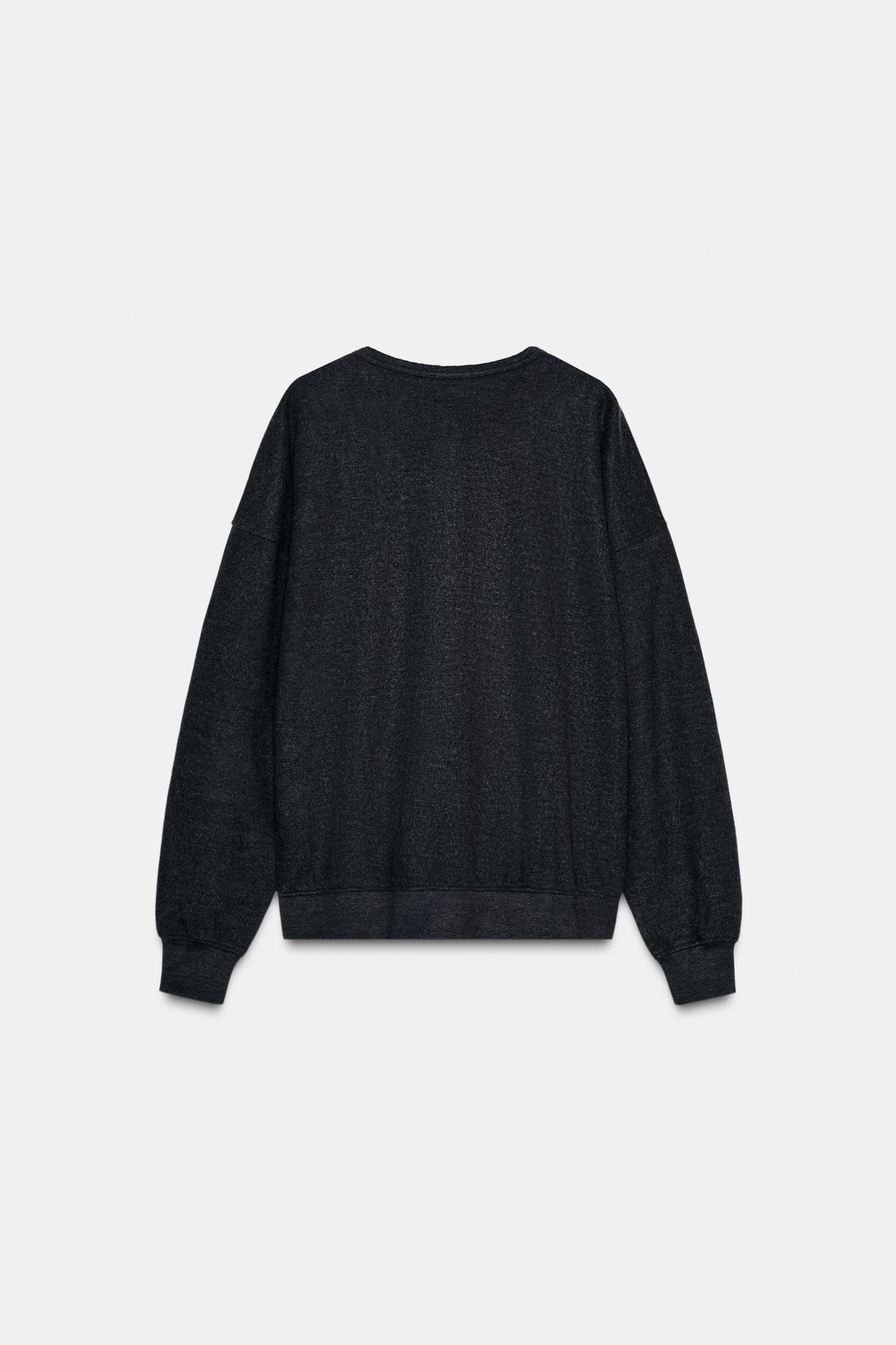 Rib Zip-Up Sweatshirt