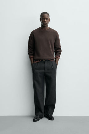 PURL KNIT SWEATER - Image 1