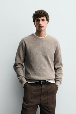 PURL KNIT SWEATER - Image 2
