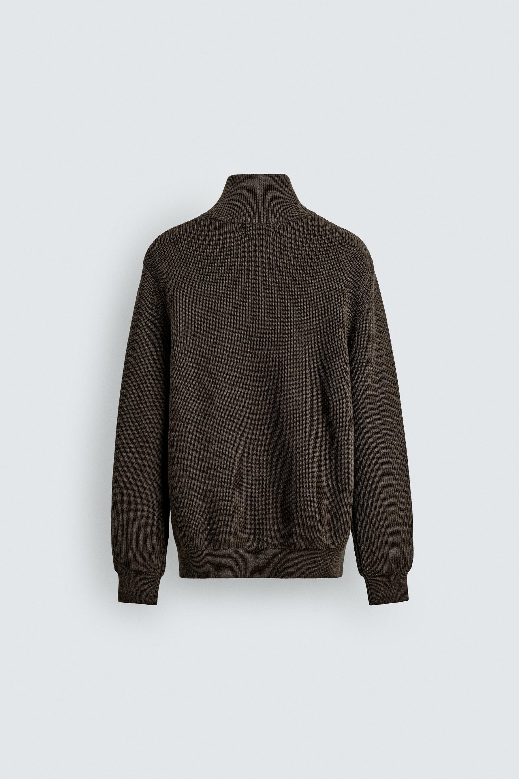 Zip Collar Knit