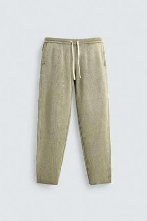 Textured Knit Trousers