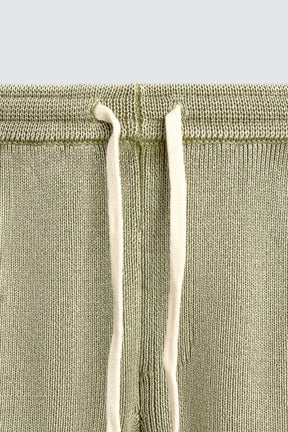 Textured Knit Trousers