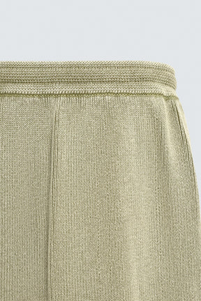 Textured Knit Trousers