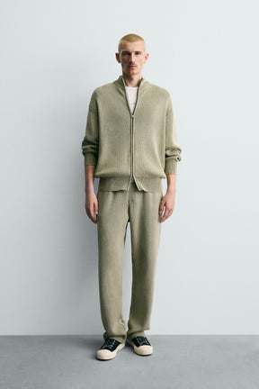 Strukturierter Strickcardigan