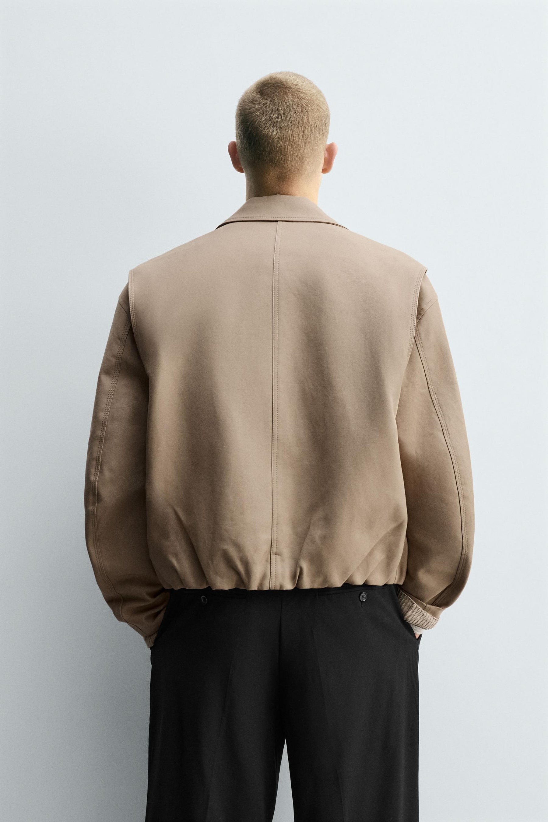 CROPPED FIT PADDED JACKET - Image 3