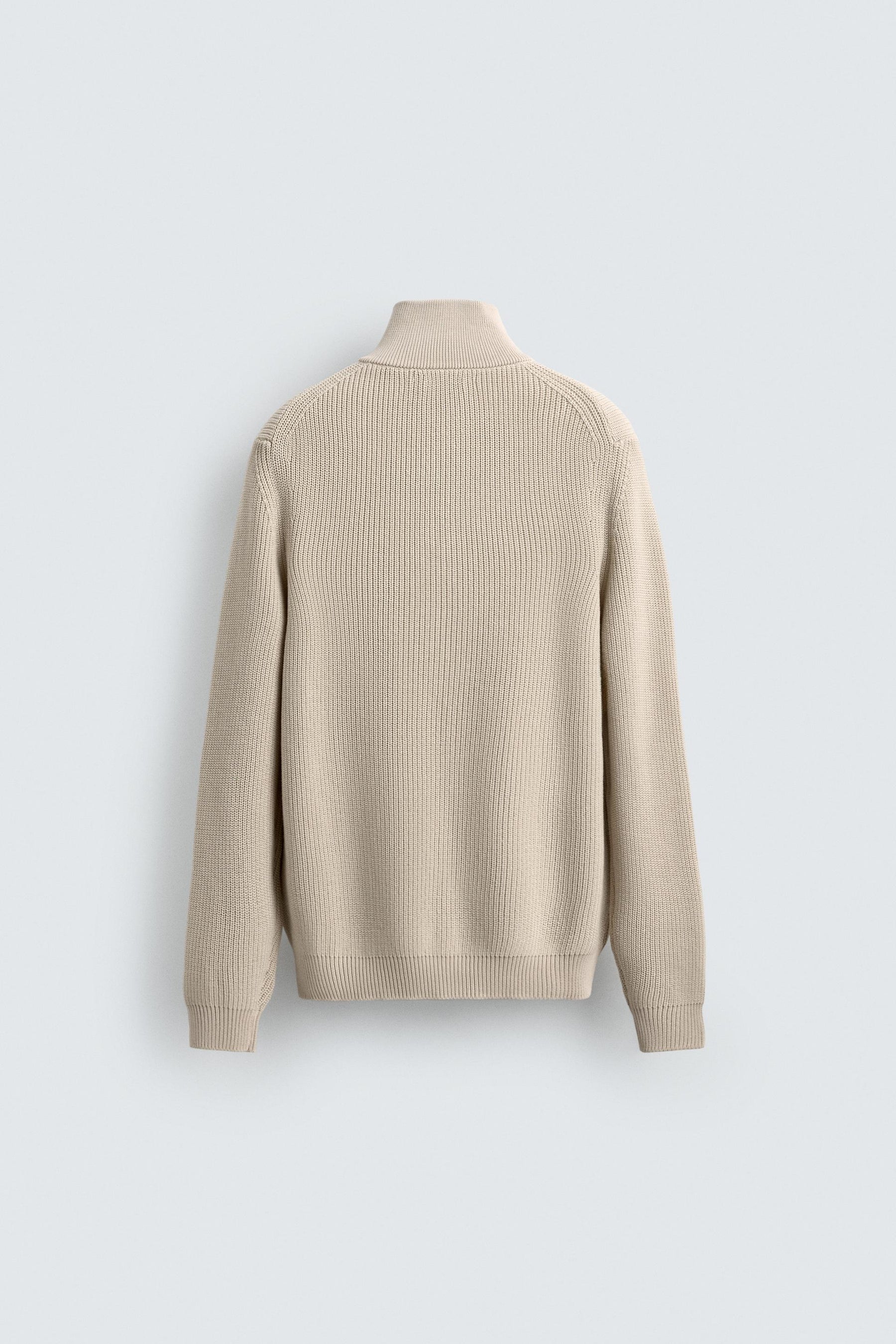 Zip Collar Knit