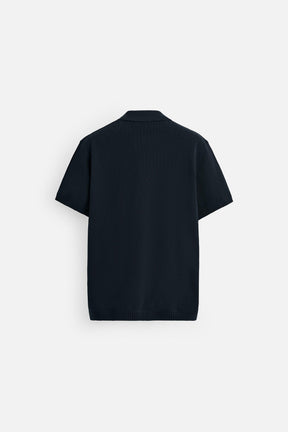 TEXTURED KNIT POLO SHIRT - Image 7