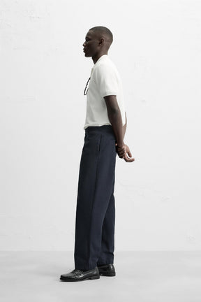 TEXTURED KNIT POLO SHIRT - Image 4