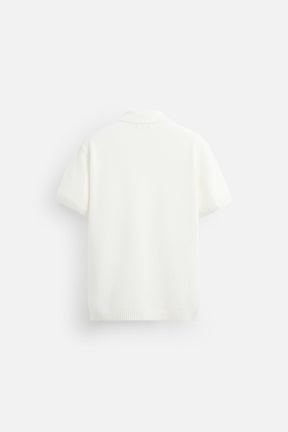 TEXTURED KNIT POLO SHIRT - Image 7