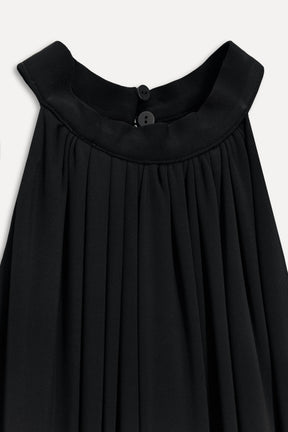 ASYMMETRIC HALTER DRESS