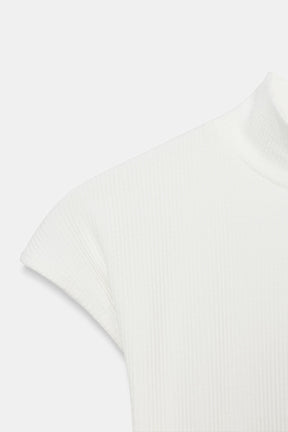 Rib Knit Short Sleeve