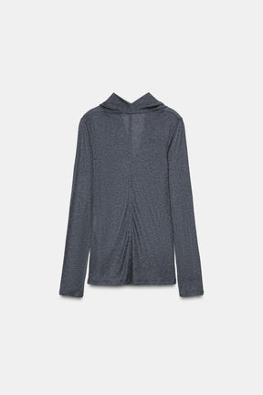 Draped Lyocell T-shirt
