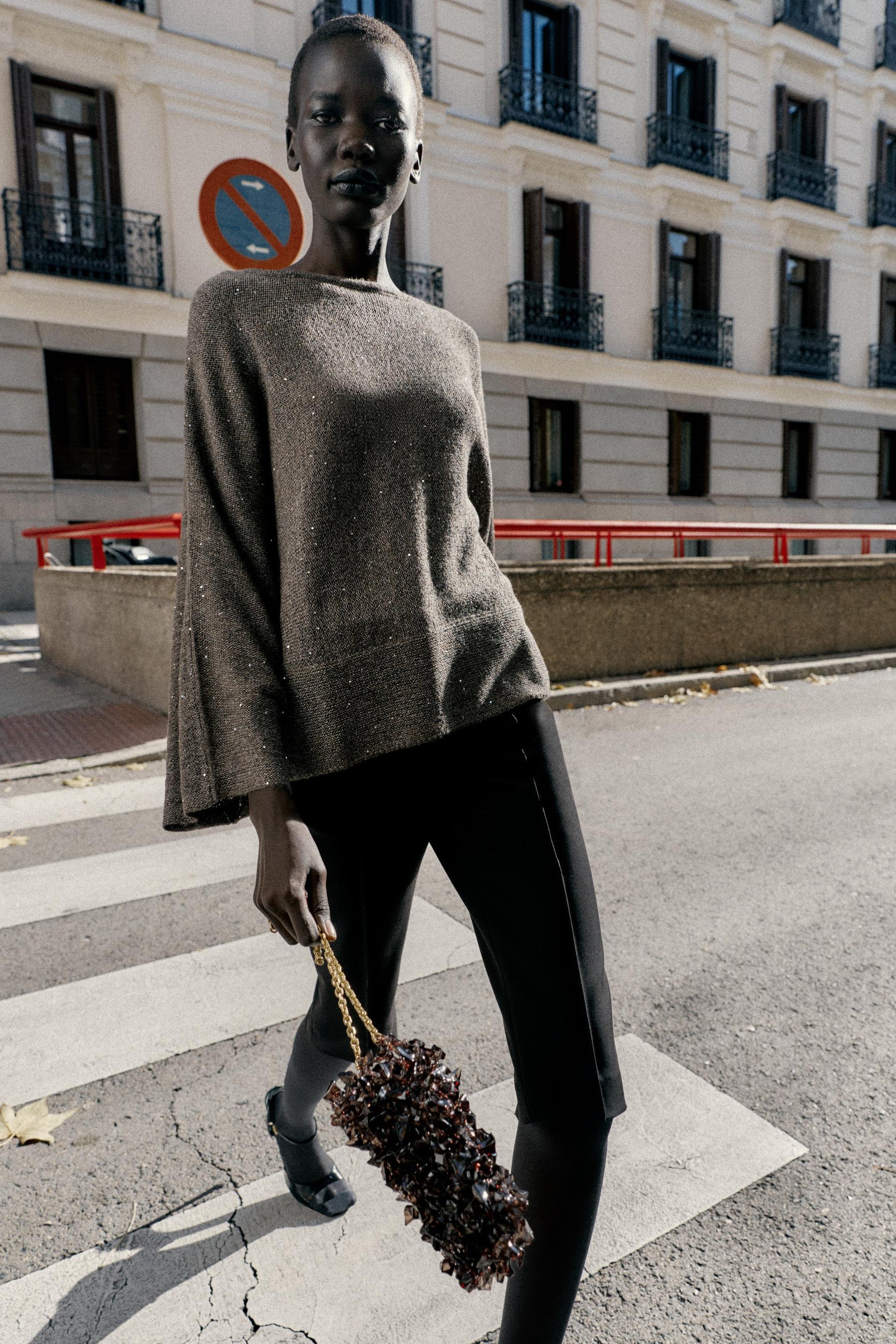 SEQUIN KNIT JUMPER