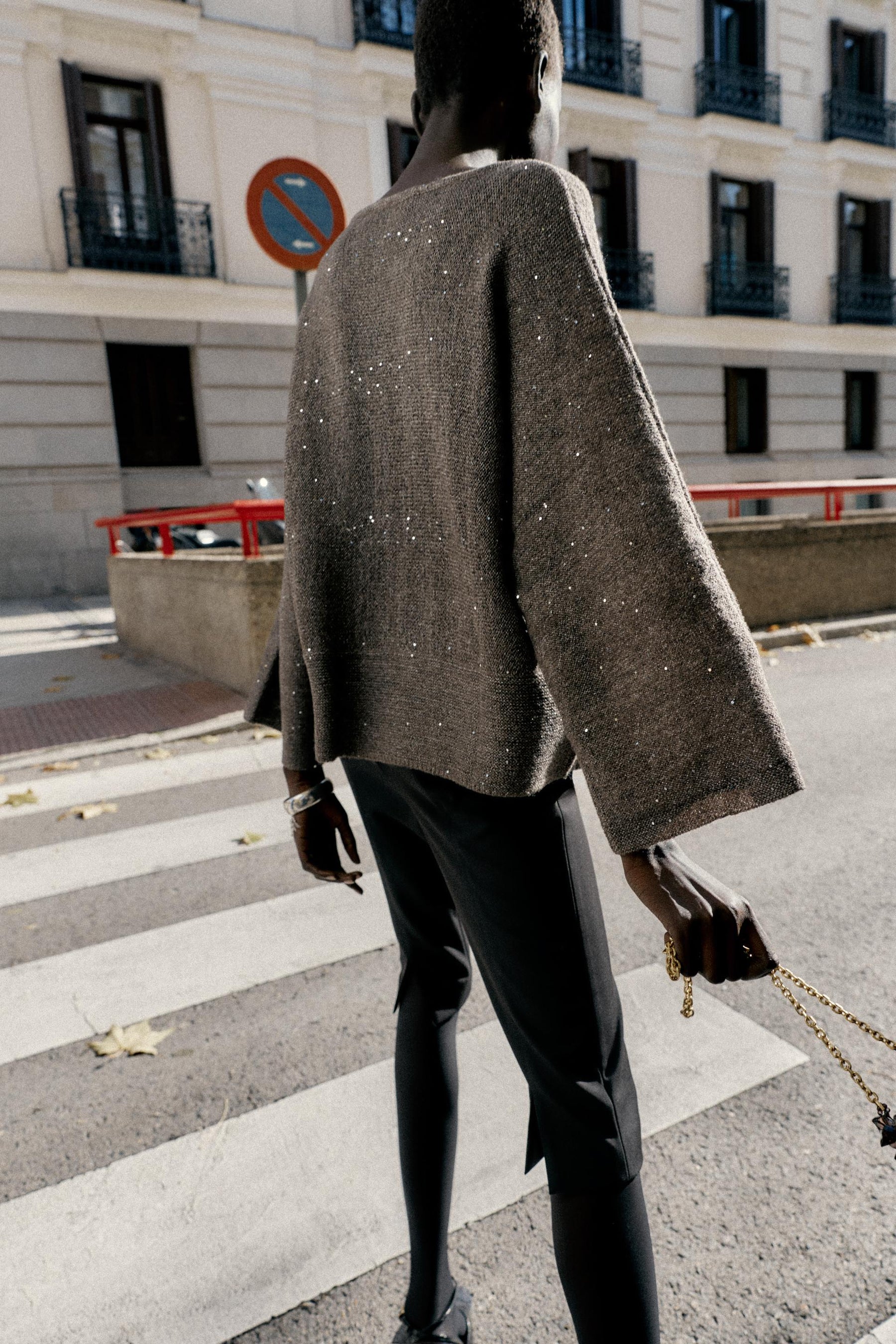 SEQUIN KNIT JUMPER