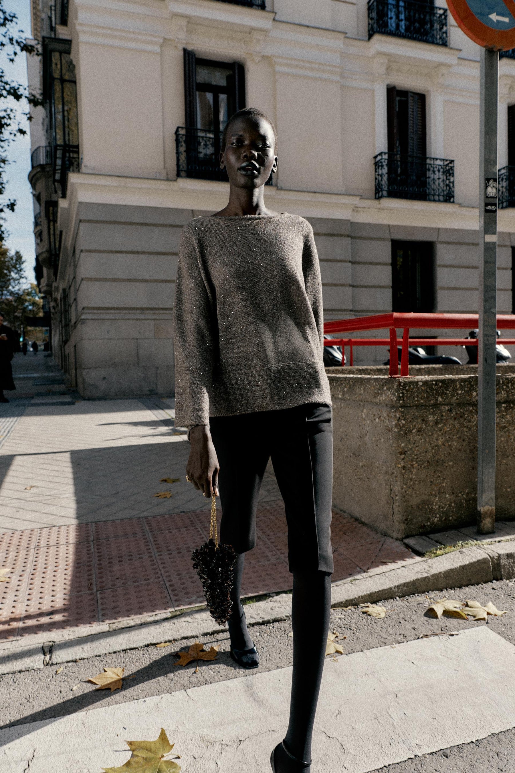 SEQUIN KNIT JUMPER
