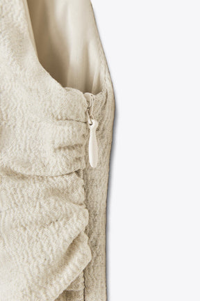 ASYMMETRIC MIDI DRESS - Image 2