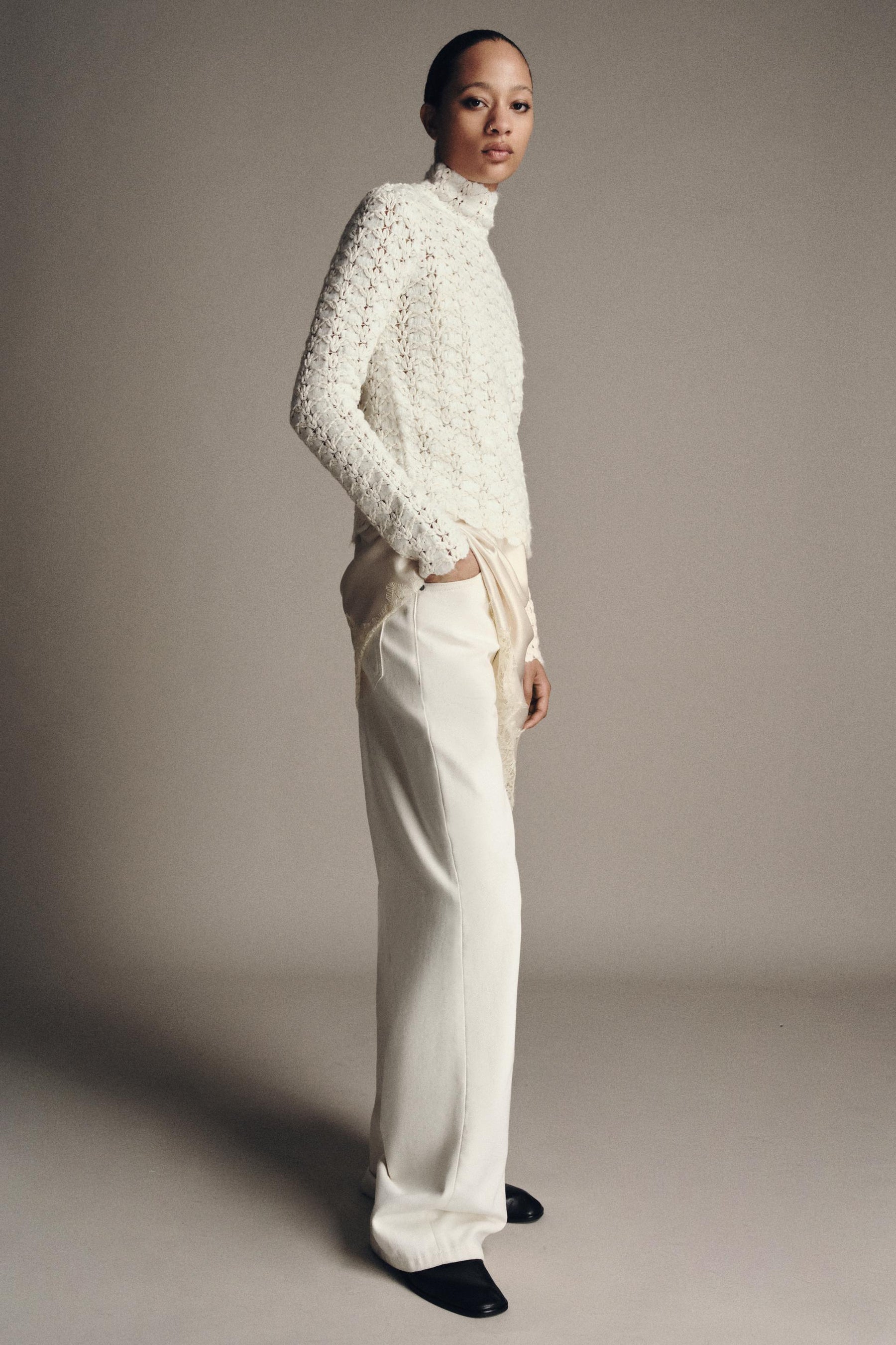 Combined Knit Jumper