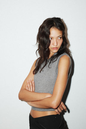 KNITTED TANK TOP