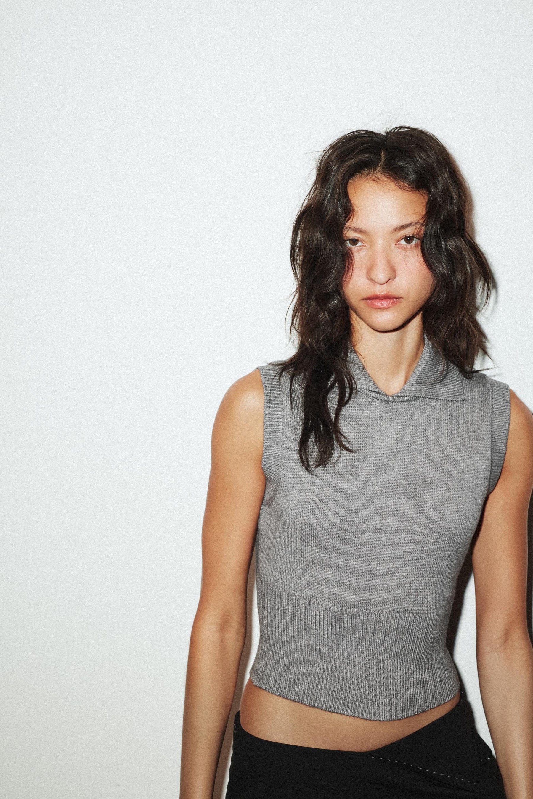 KNITTED TANK TOP