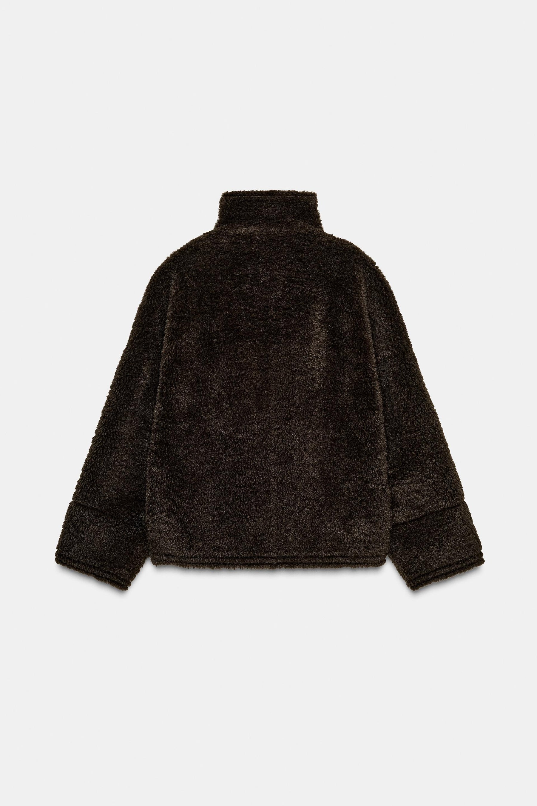 Faux Shearling Double-Faced Jacket