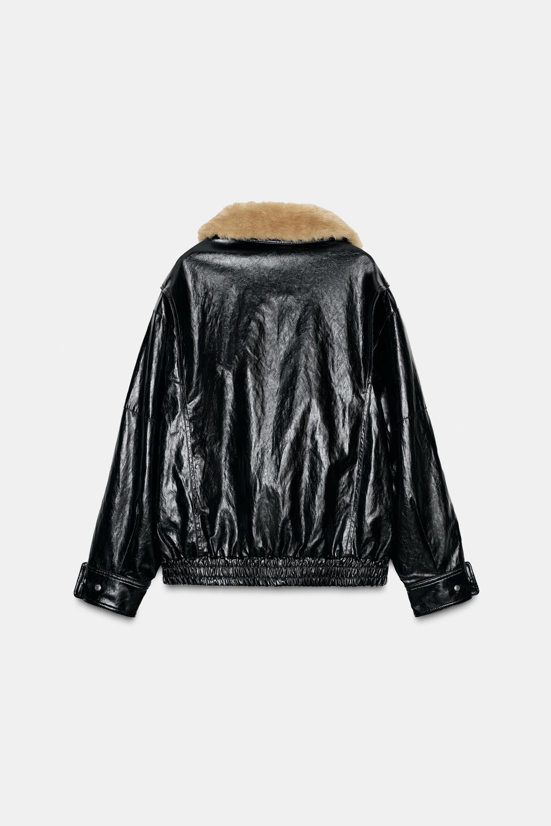 Faux Fur Collar Jacket