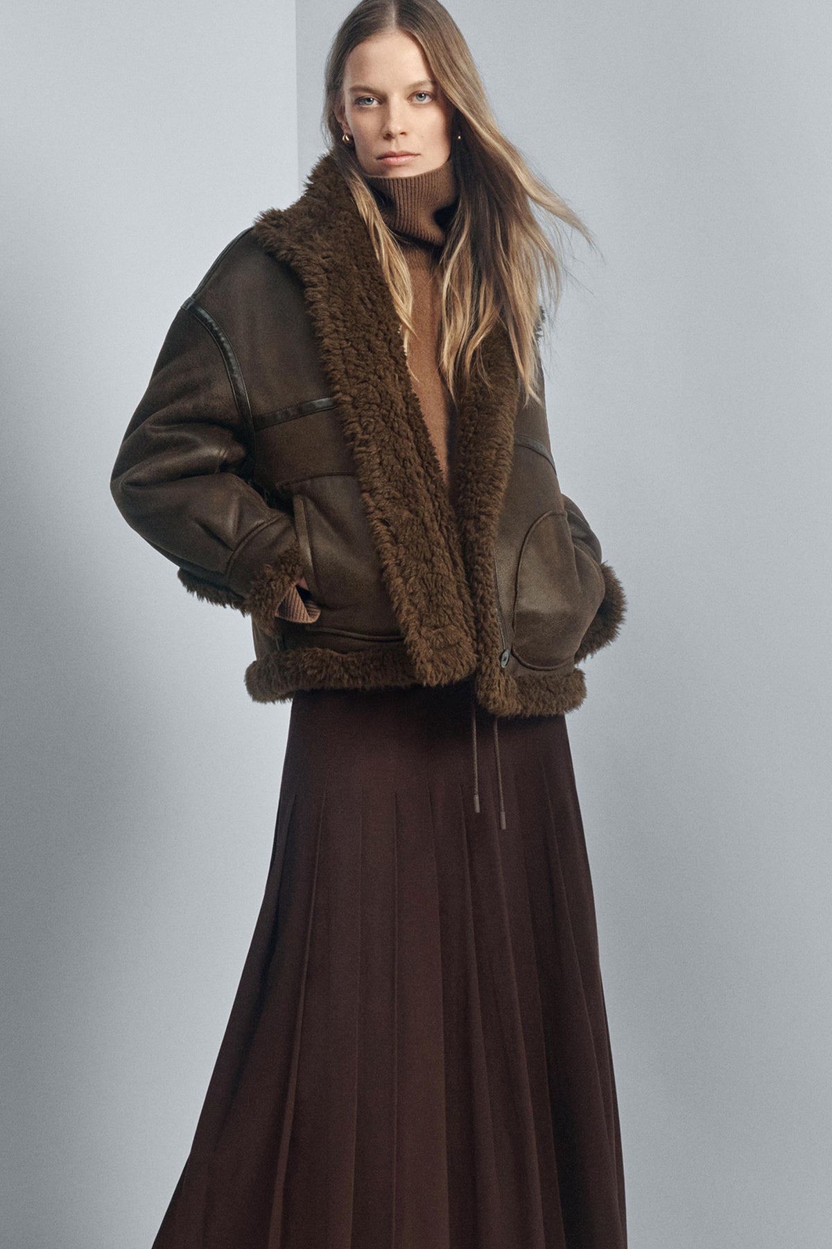 Box Pleat Skirt