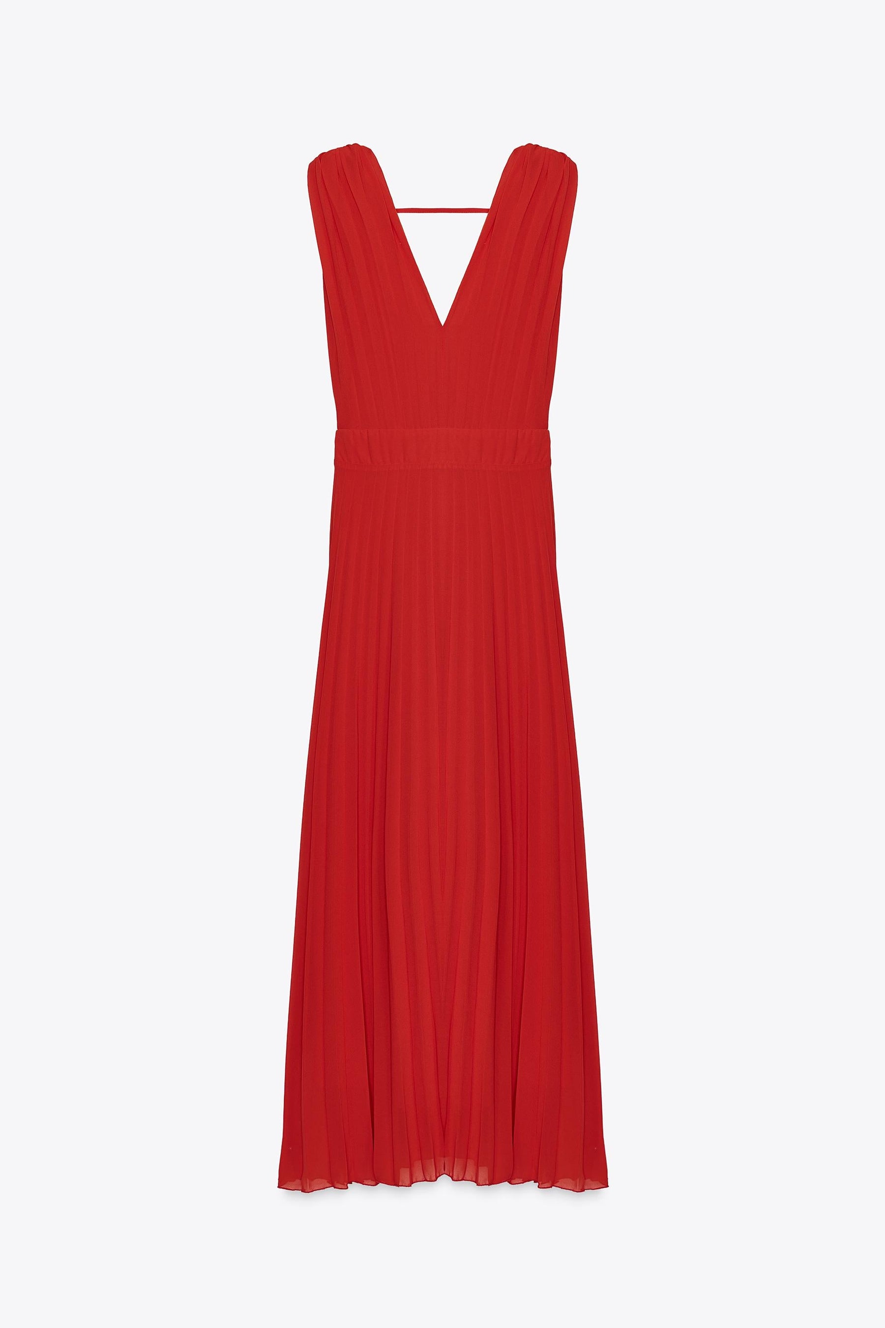 PLEATED MIDI DRESS - Image 4