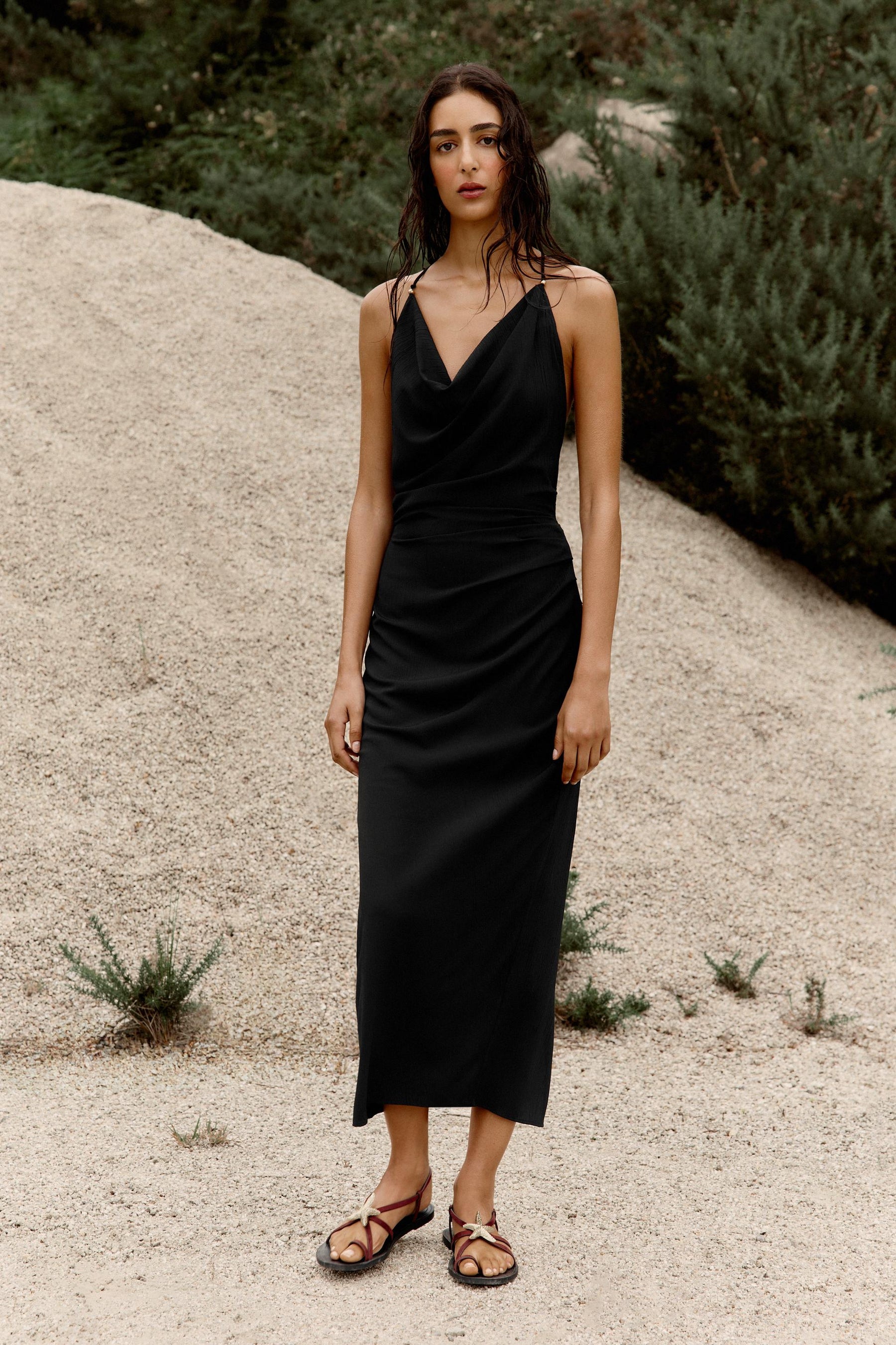 Trimmed Camisole Dress