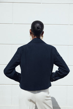 DOUBLE-BREASTED SHORT JACKET - Image 5