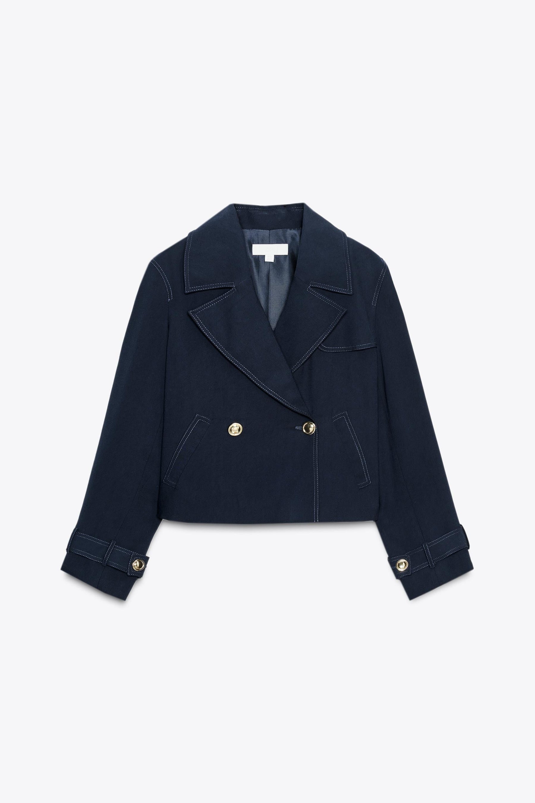 DOUBLE-BREASTED SHORT JACKET - Image 6