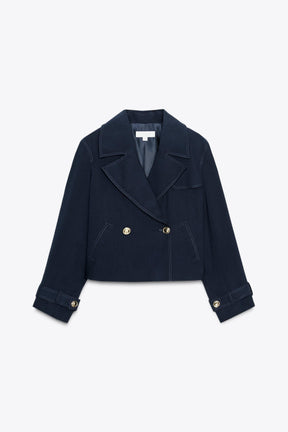 DOUBLE-BREASTED SHORT JACKET - Image 6