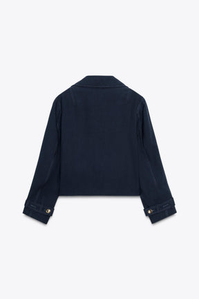 DOUBLE-BREASTED SHORT JACKET - Image 7