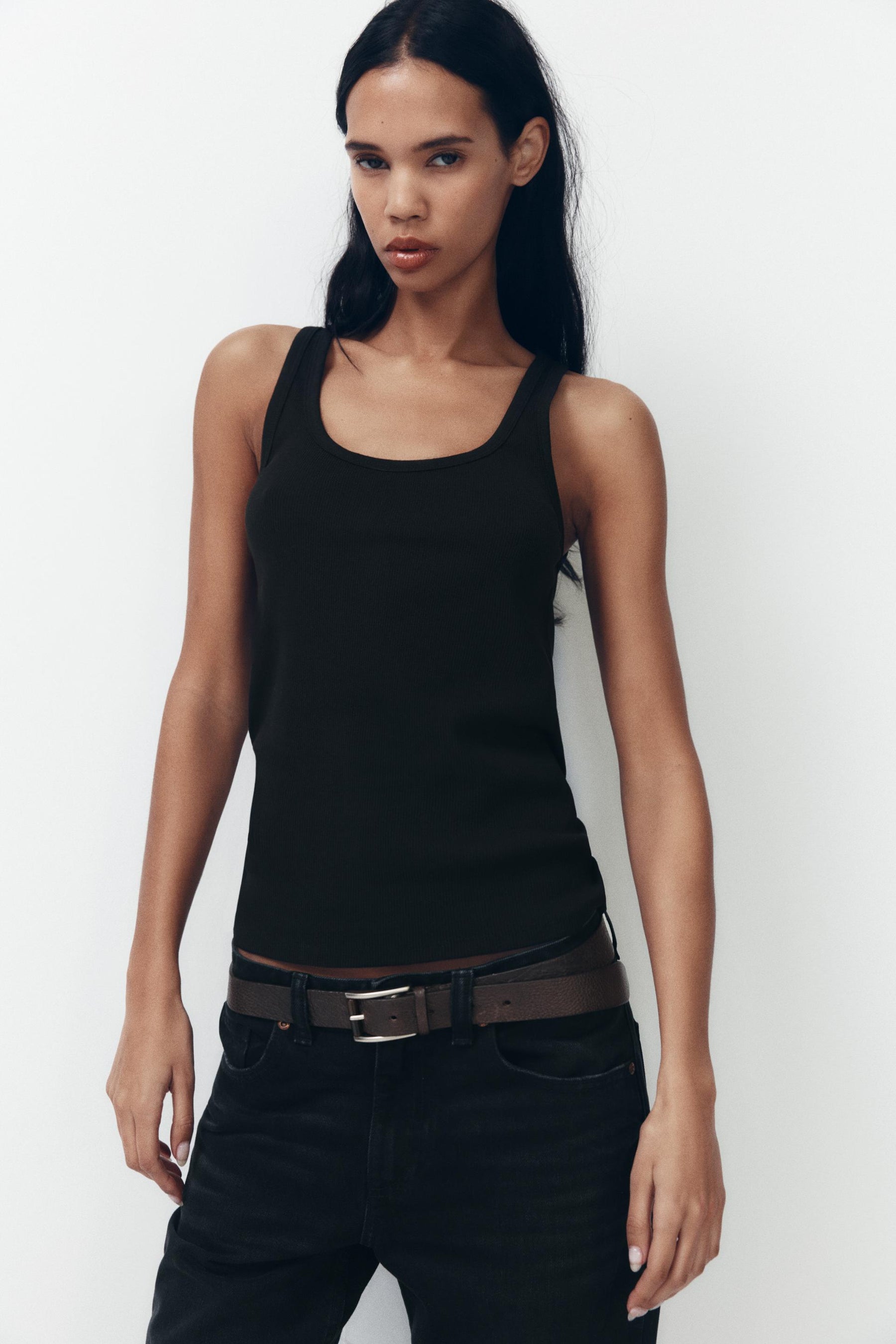 Wide-leg Full-length Jeans