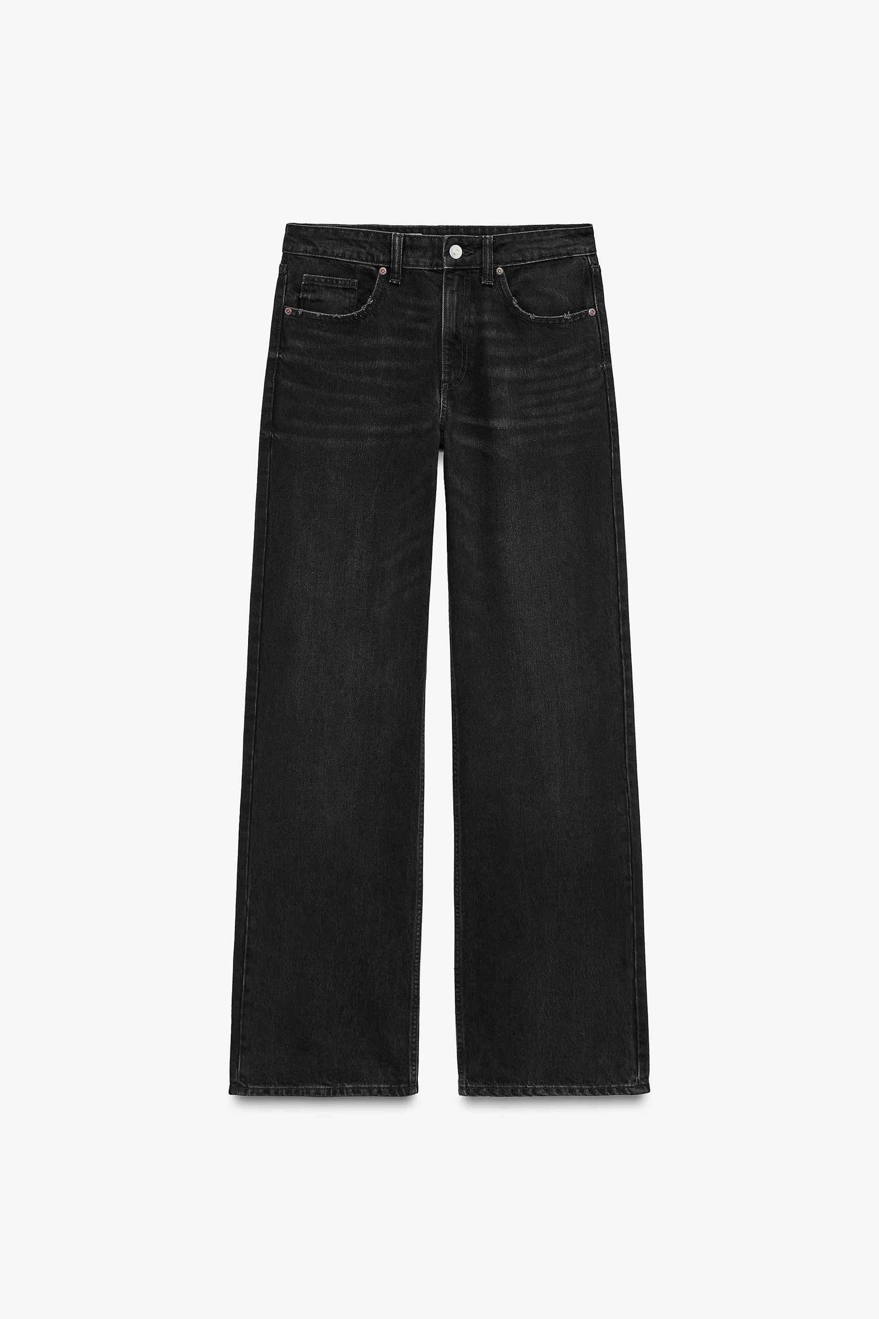 Wide-leg Full-length Jeans