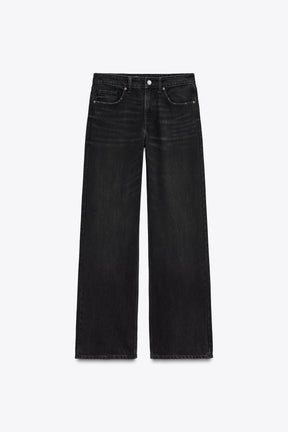 Wide-leg Full-length Jeans