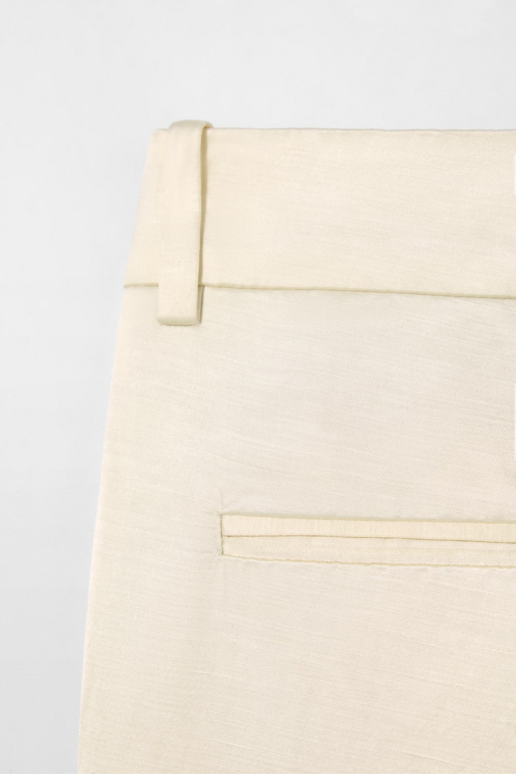 Schlaghose aus Leinenmischung