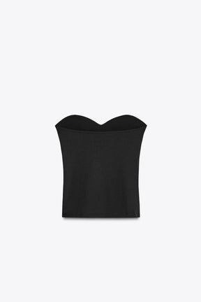 Textured Bandeau Top