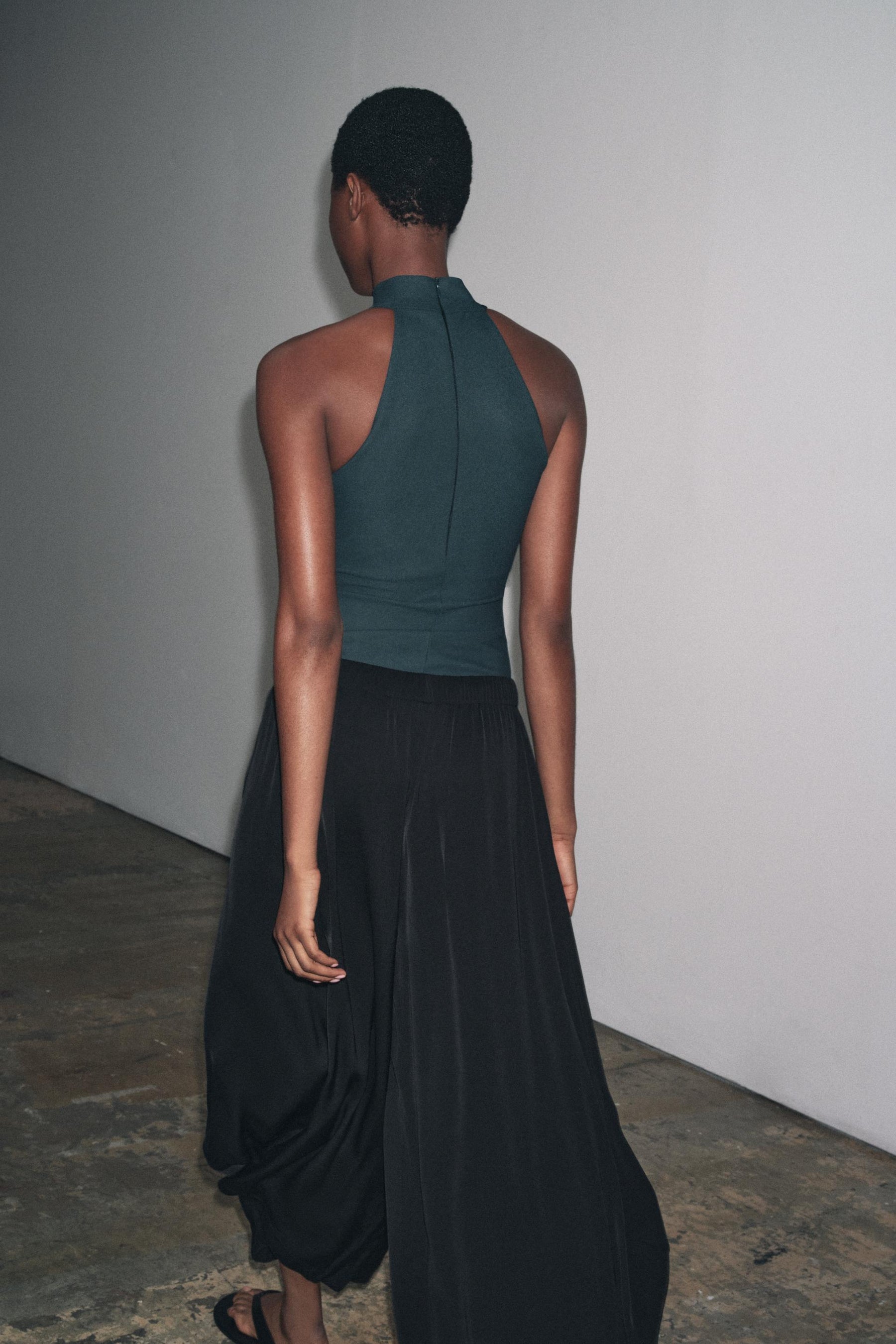 Crepe Halter Top